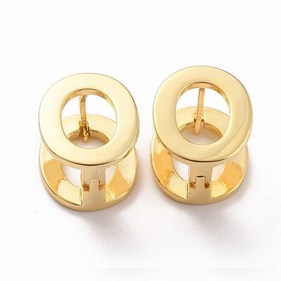 Initial Hoop Earrings for Women