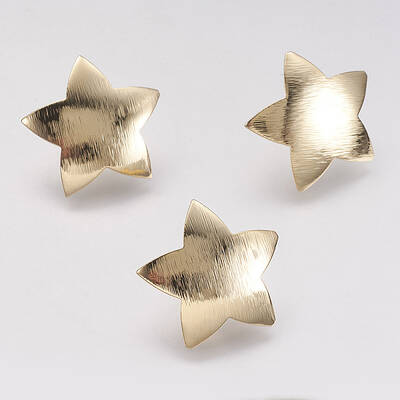 Brass Stud Earring Findings