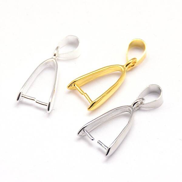 Brass Ice Pick Pinch Bails