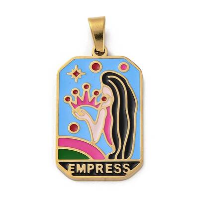 Ion Plating(IP) 304 Stainless Steel Enamel Pendants