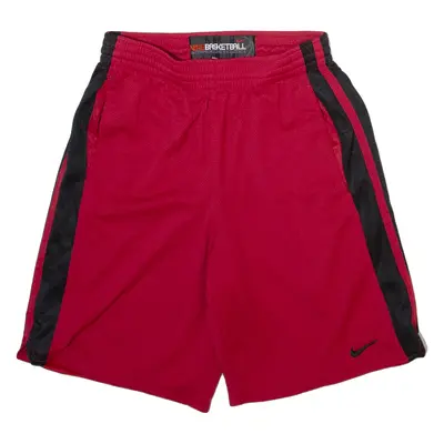 NIKE Mens Sports Shorts Red M W26