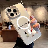 Faith Follows Inspirational Aesthetic Pattern Magnetic Phone Case for iPhone 15 16 14 Pro Max 13 12 11 XR XS Plus Shockproof ...