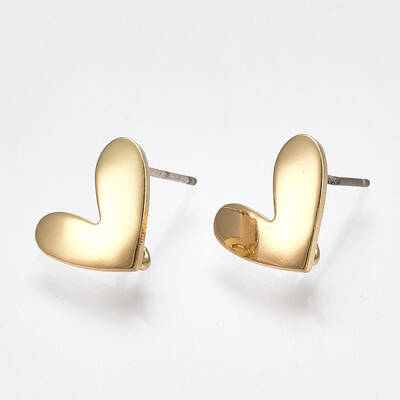 Brass Stud Earring Findings