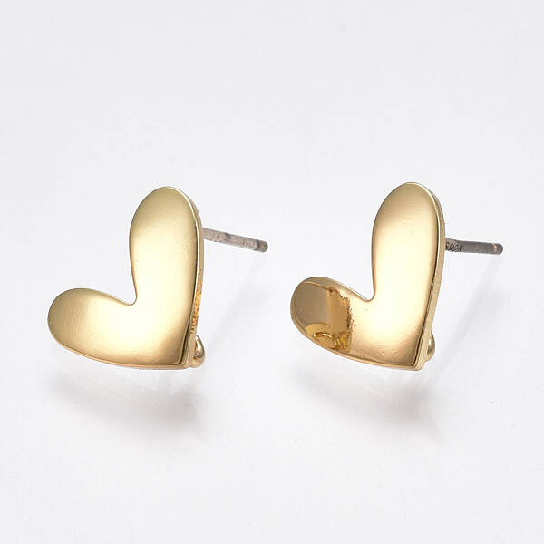 Brass Stud Earring Findings