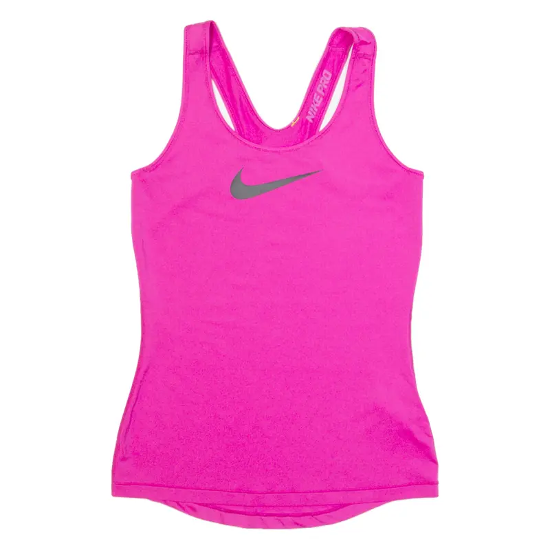 NIKE Womens Sports Vest Pink Sleeveless S
