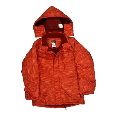 Age 12 Patagonia Jacket - Large Orange Polyester