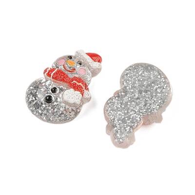 Christmas Series Cute Transparent Resin Decoden Cabochons