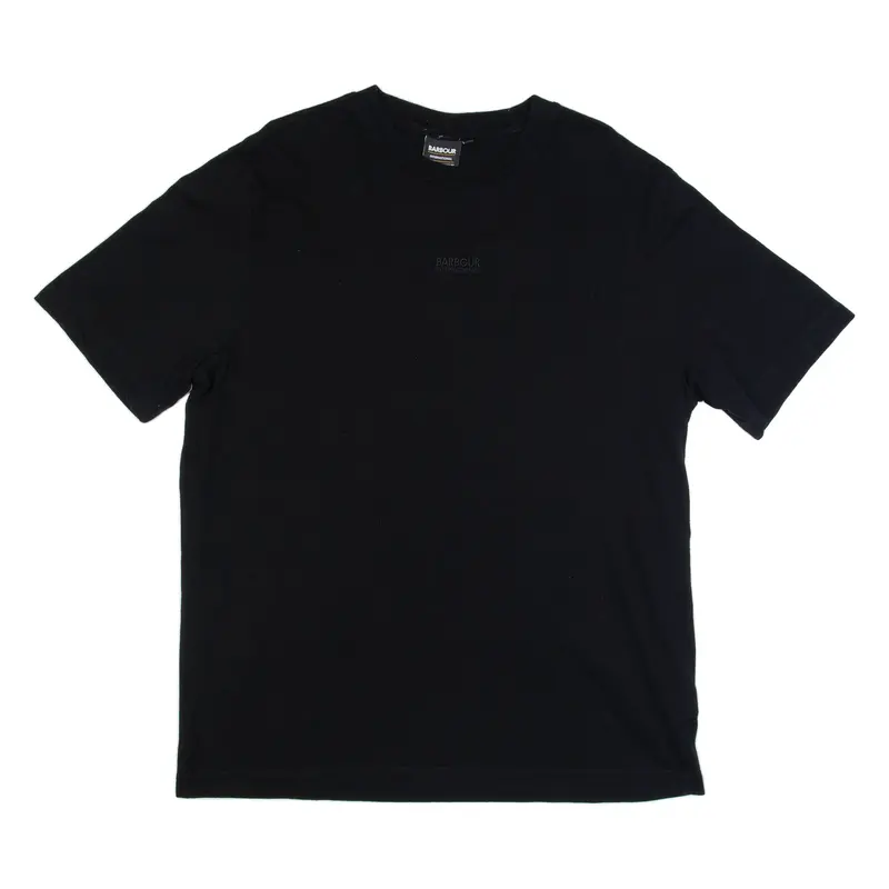 BARBOUR Mens T-Shirt Black L