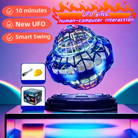 SKYQITIAN 2025 Upgraded Hovering Ball Drone UFO SmartSensing Flying Ball Toy with LED Colorful Lights ManualControl Flying Ba...
