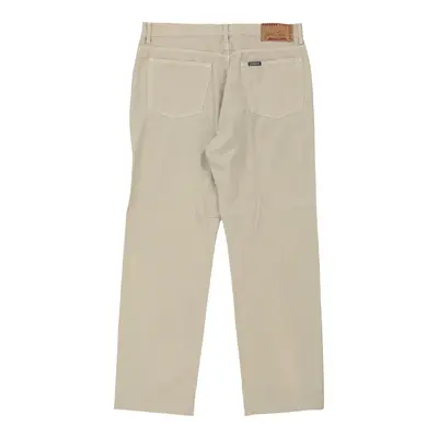 Carrera Trousers - 36W 31L Cream Cotton