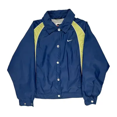 Age 10-12 Nike Baseball Jacket - Medium Blue Polyester | Size: medium