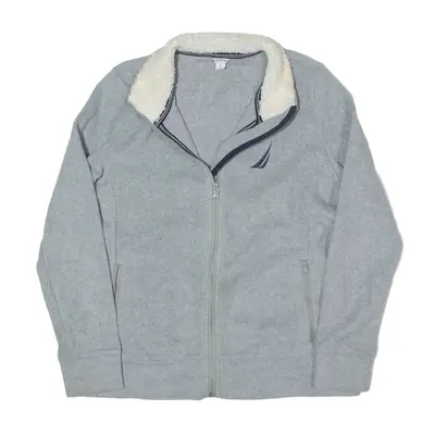 NAUTICA Fleece Jacket Grey Womens S