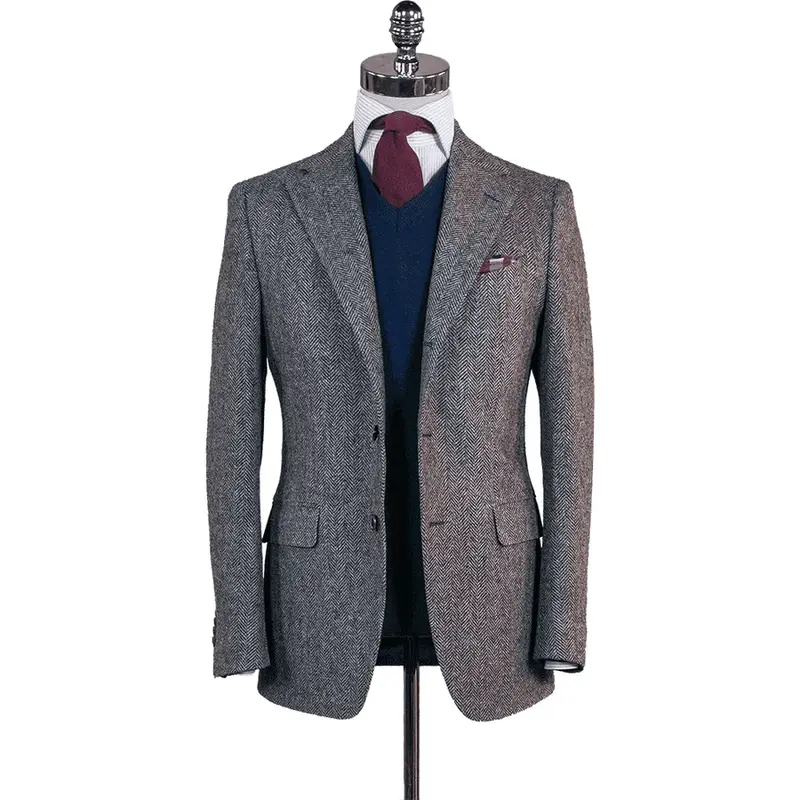 Tweed Sportscoats - Tweed Blazer | White Purple