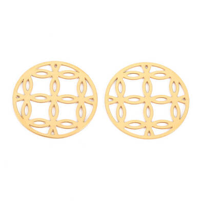 304 Stainless Steel Filigree Joiners Links