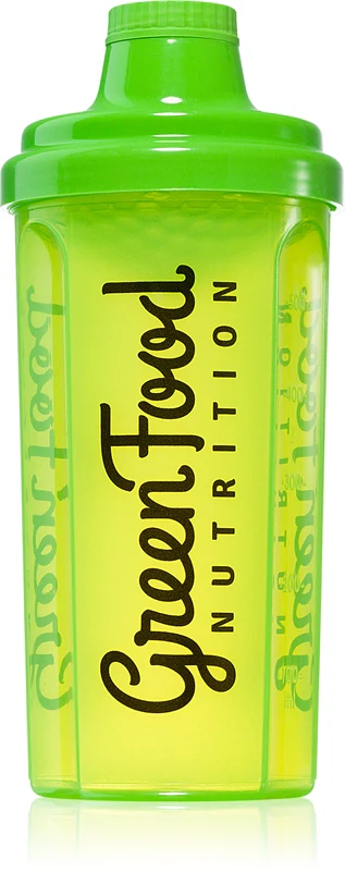 GreenFood Nutrition Transparent green sports shaker 500 ml