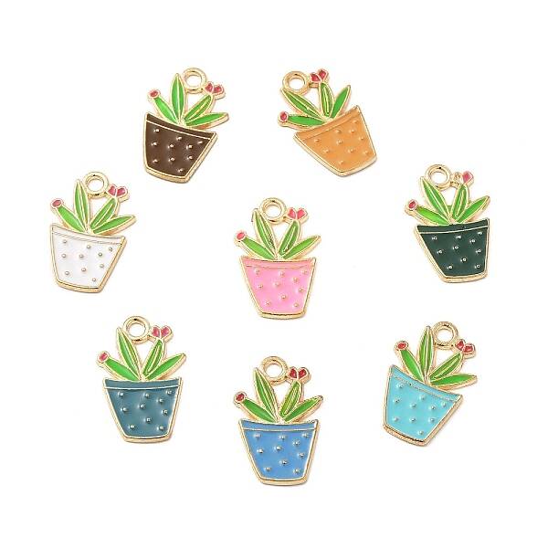 Alloy Enamel Pendants