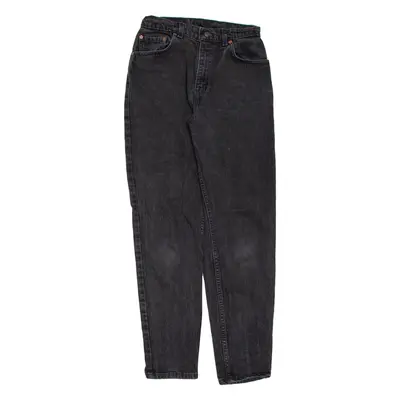 LEVI'S 551 Womens Jeans Black Regular Tapered Charcoal Wash W26 L31