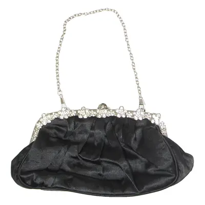 Rhinestone Womens Shoulder Bag Black