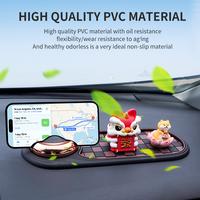 Multifunctional Vehicle-Mounted Anti-Slip Mat, Mobile Phone Navigation Frame, Central Control Storage Mat
