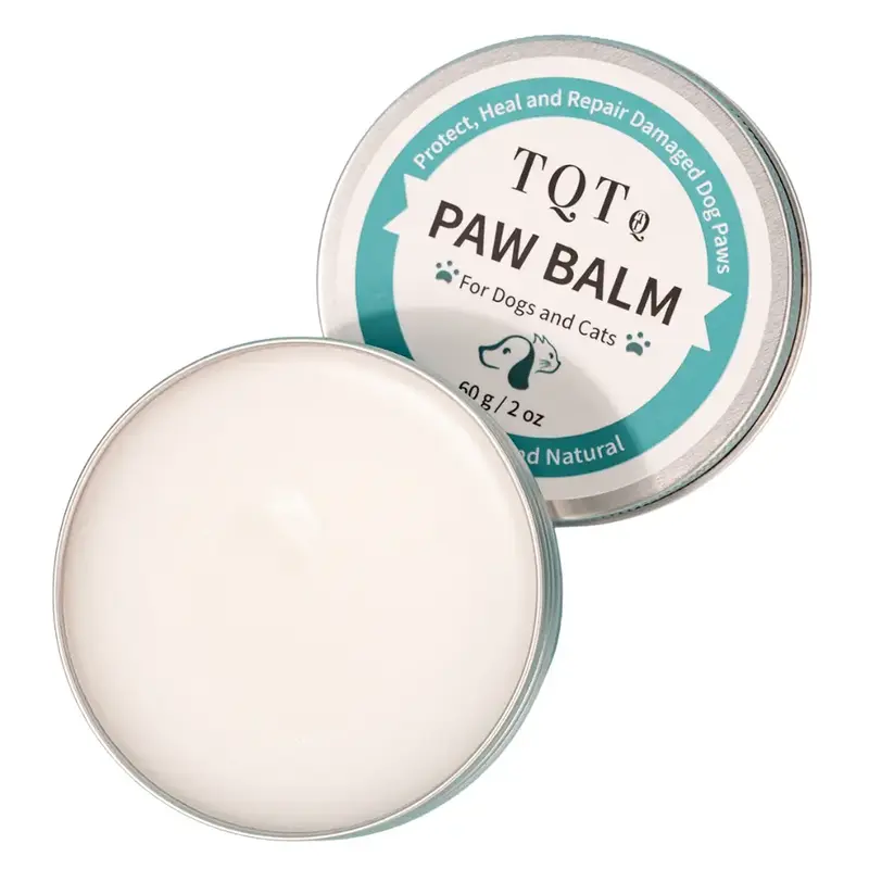 TQT Dog Paw Wax 60 g (2 oz) - Moisturizing Dog Paw Balm that Creates an Invisible Barrier That Protects and Heals Dry Cracked...