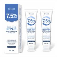7.5% Hydroxyapatite Toothpaste – Enamel Protection & Remineralization, Mint Freshness, 2 Tubes for Daily Oral Care & Strong...