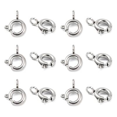 Tarnish Resistant 304 Stainless Steel Spring Ring Clasps