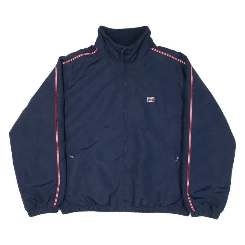 KICKERS Fleece Lined Mens Jacket Blue Nylon XL