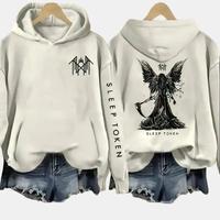 Sleep Token - Reaper Angel - Take Me Back To Eden Print Casual Print Vintage 2 Sided Hoodie, Gift For Fan, Full Size Full Col...