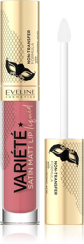 Eveline Cosmetics Variété Liquid Lipstick With Matte Finish Color 05 Peach Mousse 4.5 Ml