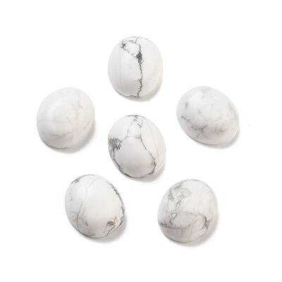 Natural Howlite Cabochons