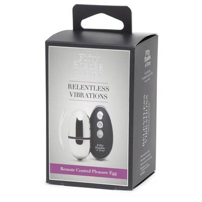 Fifty Shades of Grey Relentless Vibrations Remote Love Egg