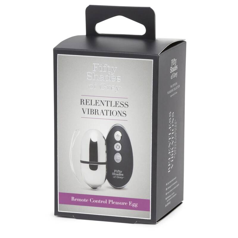 Fifty Shades of Grey Relentless Vibrations Remote Love Egg