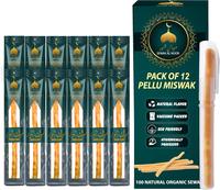 Miswak Sticks for Teeth with Holder - Natural Toothbrush for Teeth Whitening, Oral Health & Fresh Breath - Vacuum Sealed Natu...