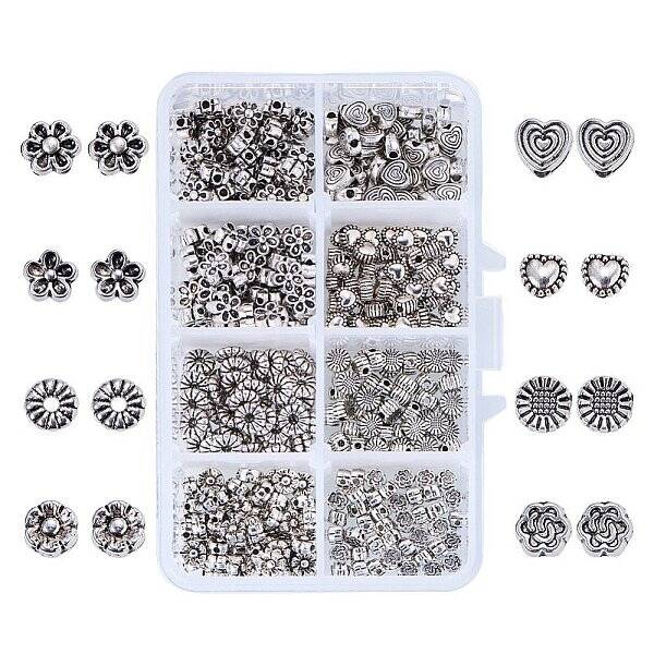 Tibetan Style Alloy Spacer Beads
