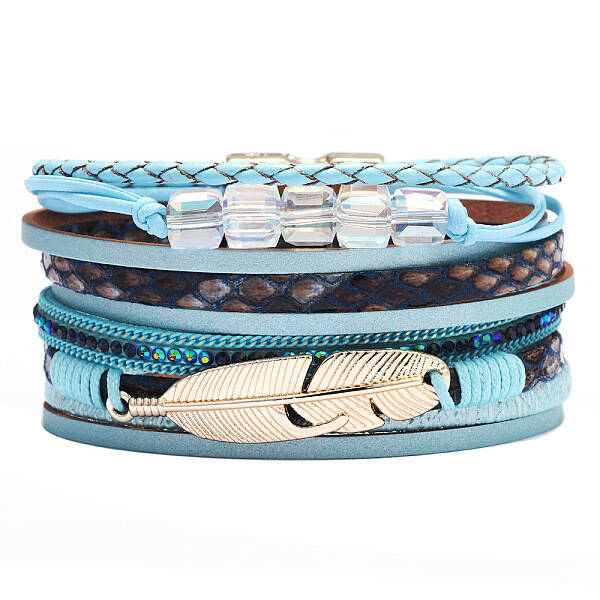 PU Leather Multi-strand Bracelets