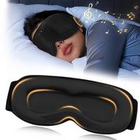 Bluetooth Sleep Mask with 3D Contoured Design & Ultra-Thin Speakers - Removable Music Eye Mask for Side Sleepers, Ideal for M...