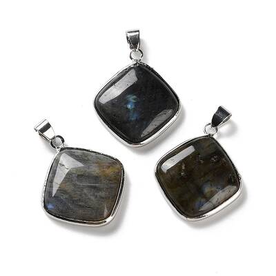 Natural Labradorite Pendants