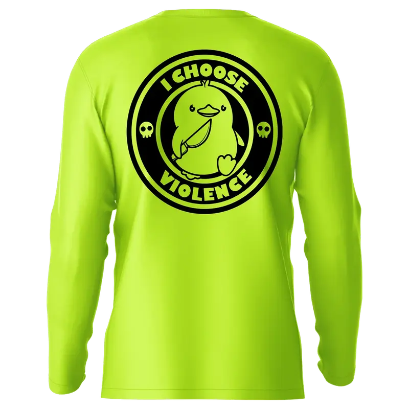 Violence - Hi-Visibility UPF 50 Long Sleeve Sun Shirt