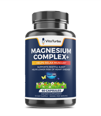 Magnesium Complex+  60 Capsules - 500mg Per Serving