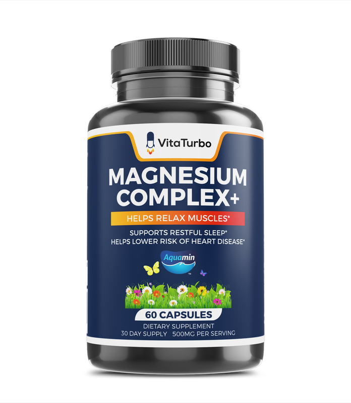 Magnesium Complex+  60 Capsules - 500mg Per Serving