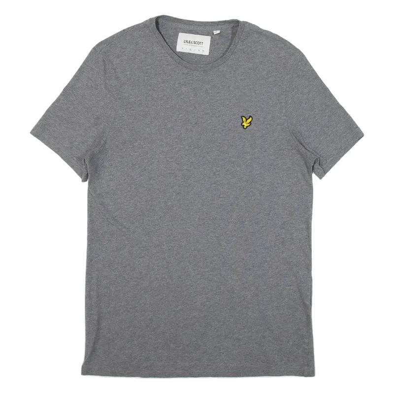 LYLE & SCOTT Mens T-Shirt Grey M