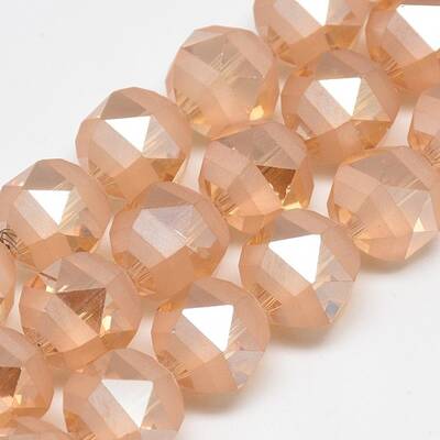 Electroplate Glass Beads Strands