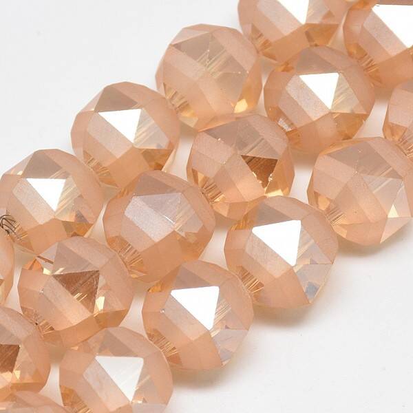 Electroplate Glass Beads Strands