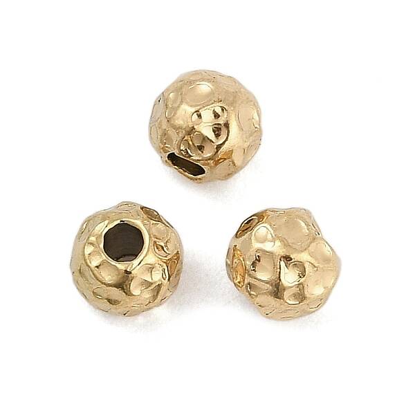 Textured 316 Surgical Stainless Steel Beads