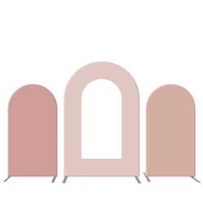 Aperturee Open Pink Theme Arch Backdrop Kit For Birthday Party | Chiara Wall Backdrop Diy | Diy Round Arch Backdrop | Circle ...