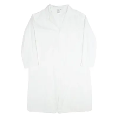 CLINIC DRESS Workwear Mens Chore Coat White 90s L