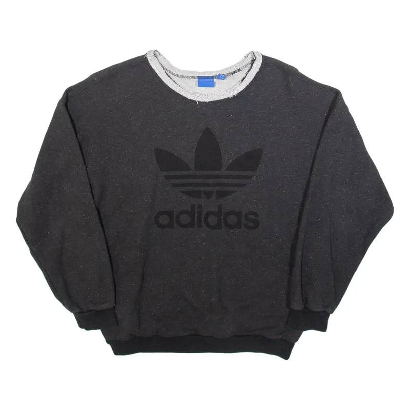 ADIDAS Womens Sweatshirt Grey UK 8