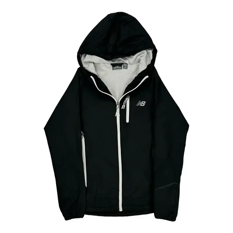 New Balance Jacket - Small Black Polyester