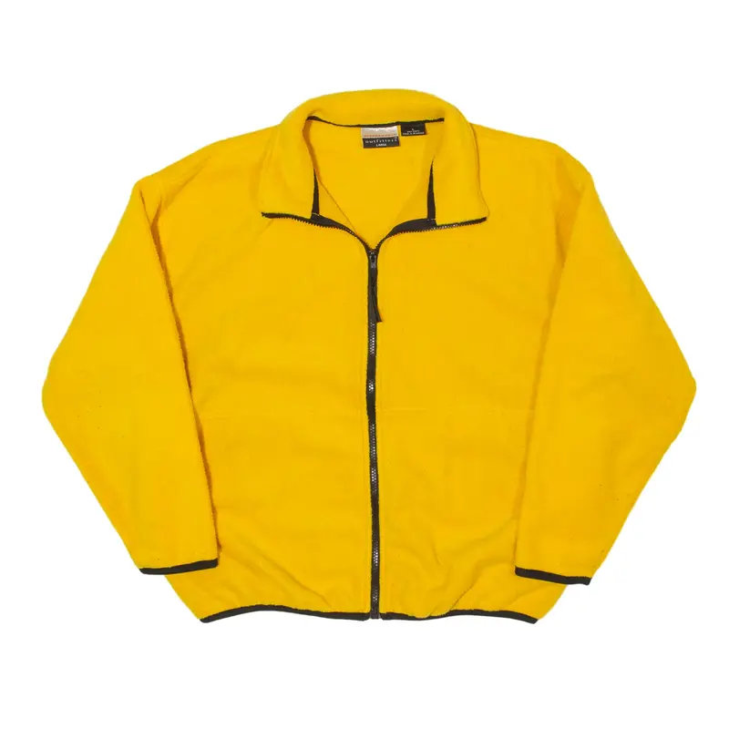 PERFORMANCE OUTFITTERS Fleece Jacket Yellow 90s Womens L
