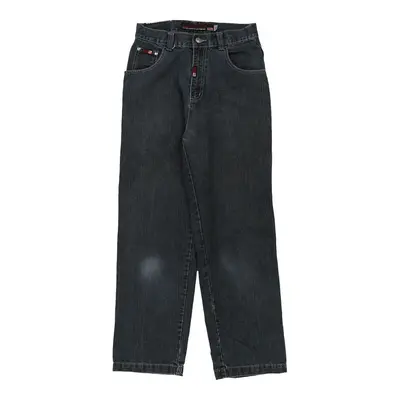 Navy Crew Jeans - 28W UK 10 Dark Wash Cotton Blend